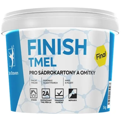 Finish tmel pro sádrokartony a omítky Den Braven 5 kg